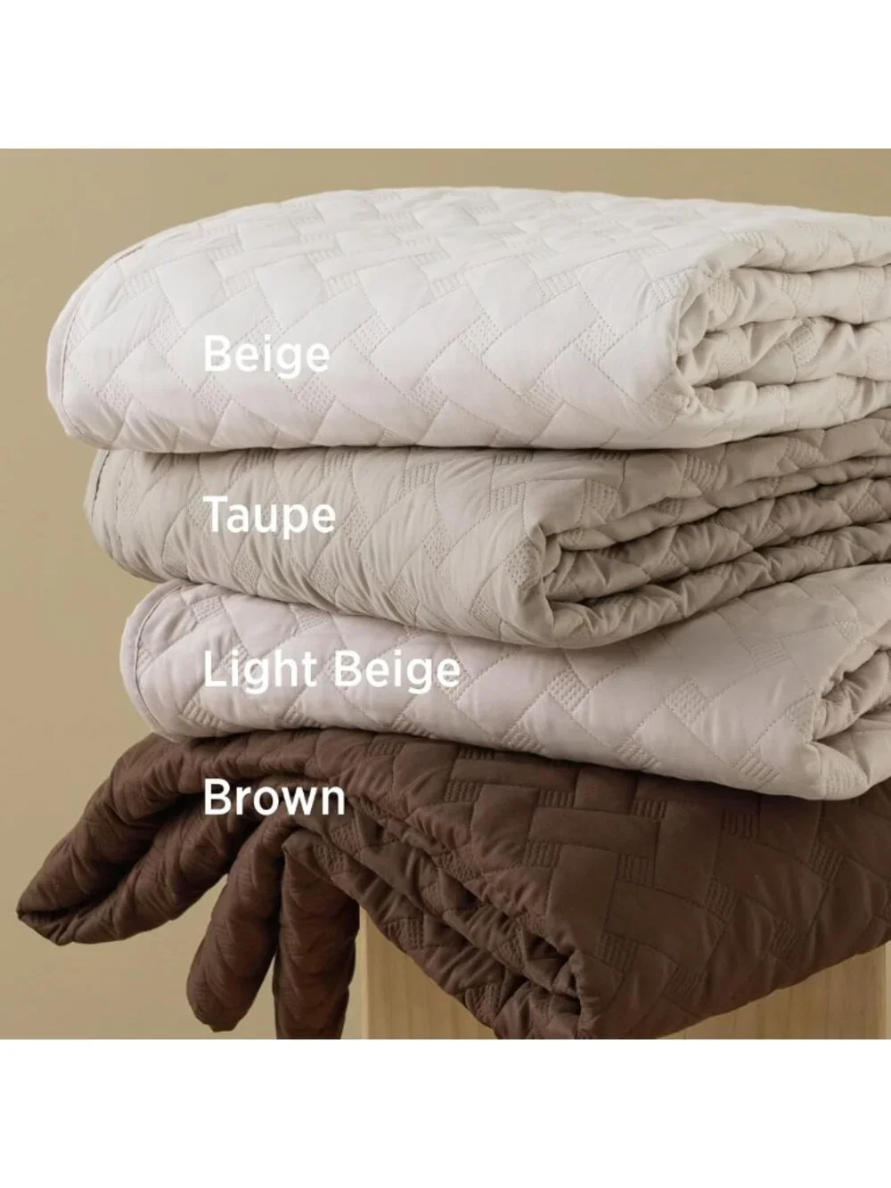 Lightweight King Size Quilt Set - Cozy Brown Comforter & Bedspread for All